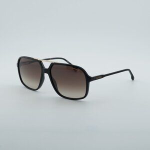 CARRERA 229/S 0R60 HA Sunglasses Black Brown Aviator Frame,Brown Gradient Lenses
